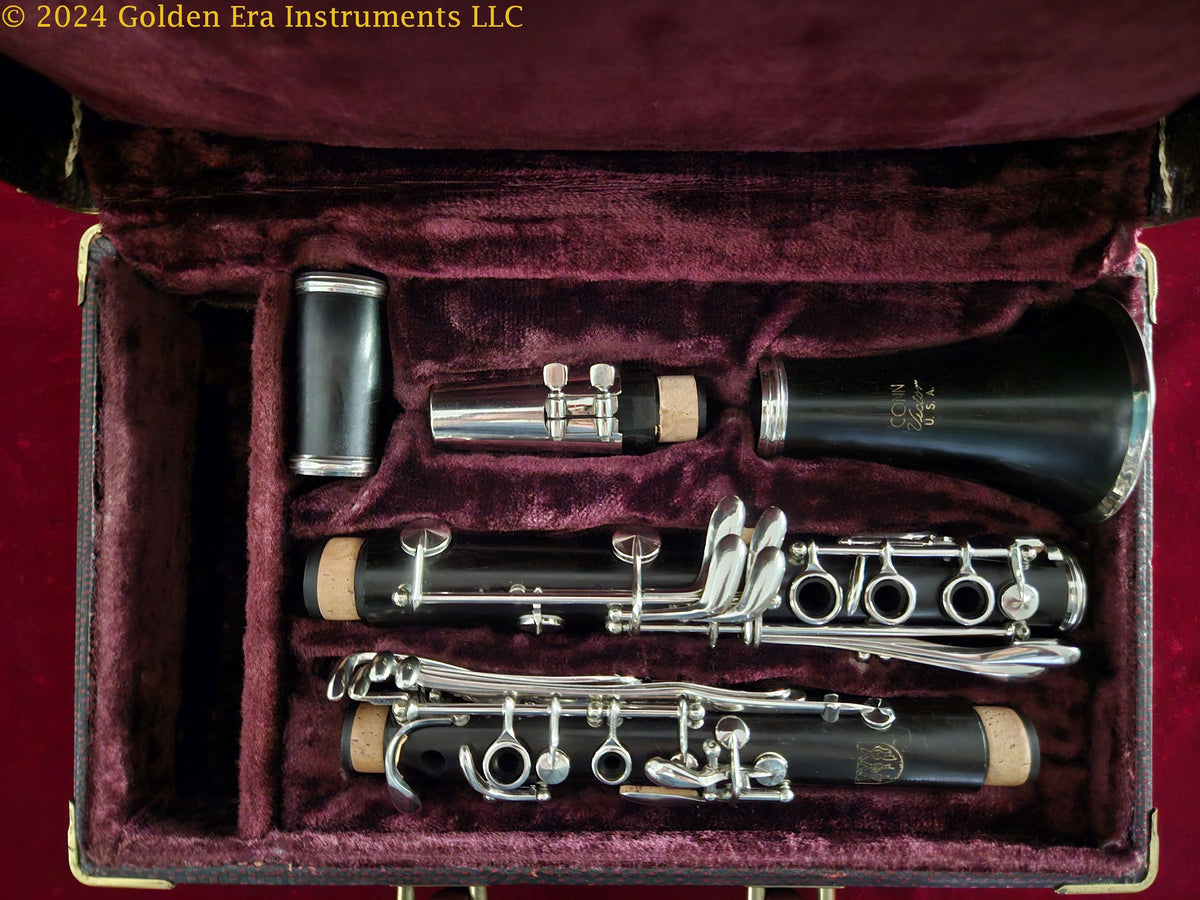 Conn 80N Victor Intermediate Wooden Clarinet Circa 1955 – Golden