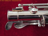 Elkhart Clarinet Elkhart Band Instrument Company Metal Clarinet Circa 1924-1925