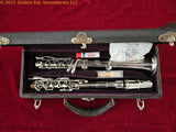 Elkhart Clarinet Elkhart Band Instrument Company Metal Clarinet Circa 1924-1925