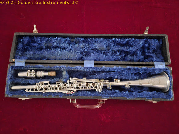 HN White Gladiator Metal Clarinet Circa 1940s