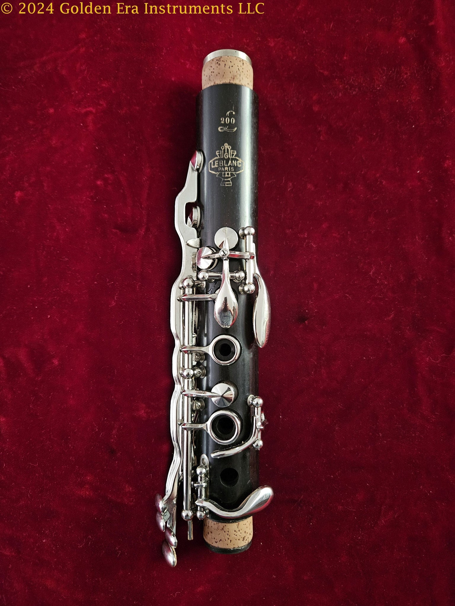 Leblanc Paris L200 Professional Model Clarinet Circa 1979 – Golden Era  Instruments, LLC