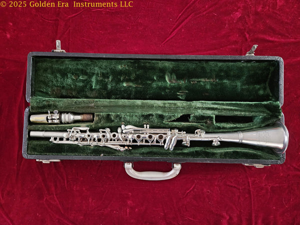 King American Standard Metal Clarinet Circa early 1920s – Golden