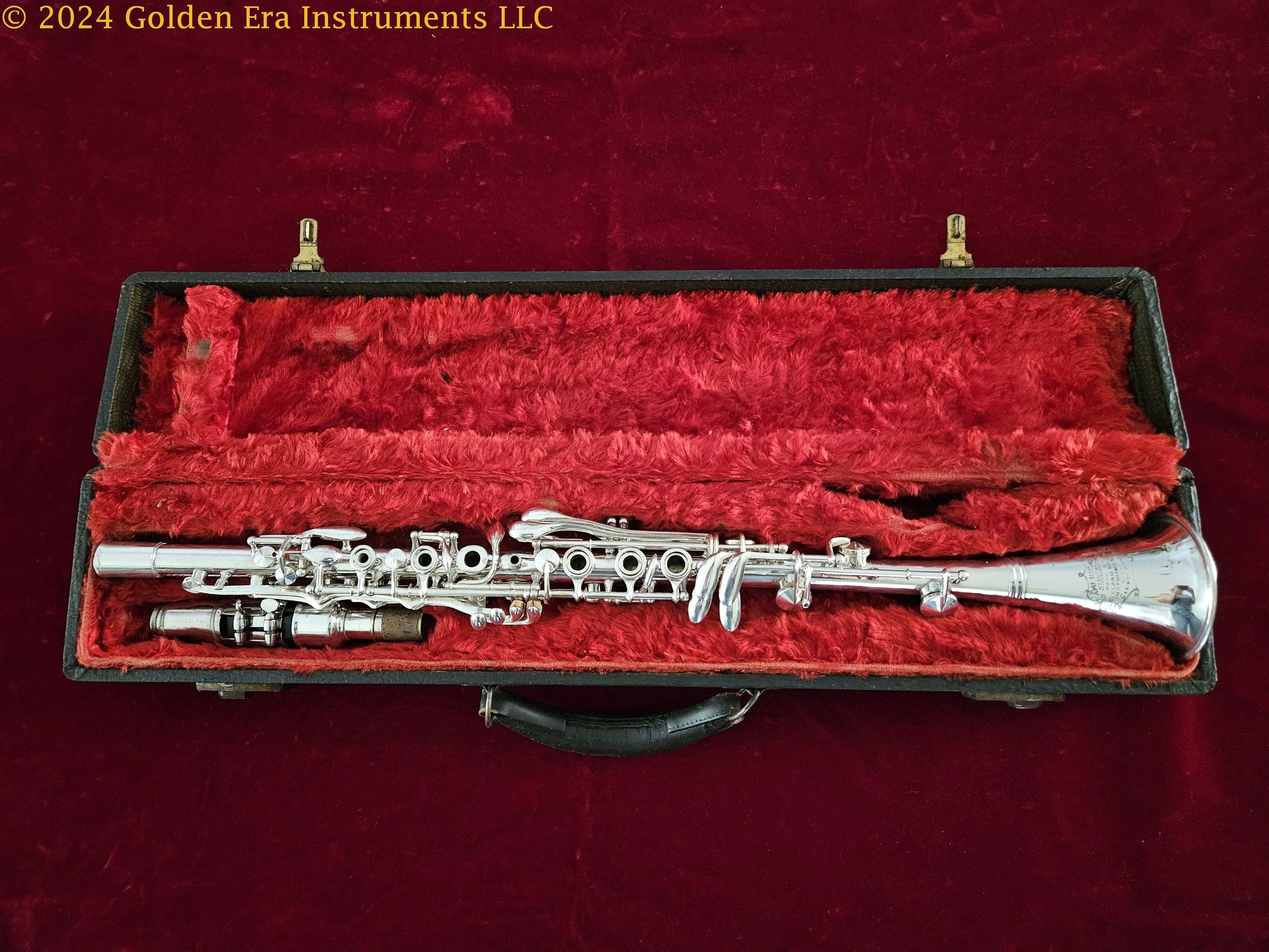 King American Standard Metal Clarinet Circa 1919 – Golden