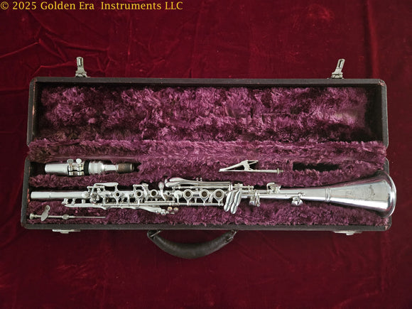 HN White Gladiator Clarinet H.N. White Gladiator Metal Clarinet Circa 1940s