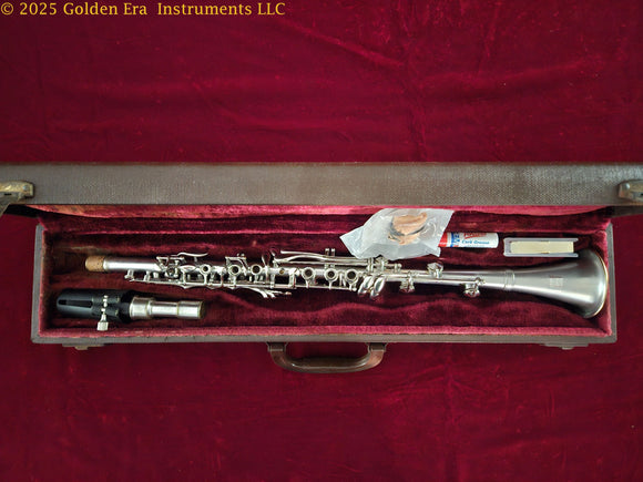 Leblanc Noblet Clarinet Noblet Paris Metal Clarinet Circa 1950s